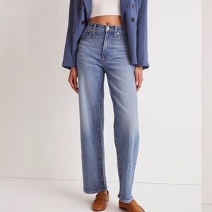 Madewell The Perfect Vintage Wide-Leg Jean in Heathcote Wash